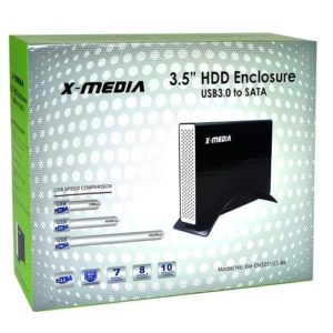 77331 X Media USB 30 35 Enclosure XM EN3251U3 BK