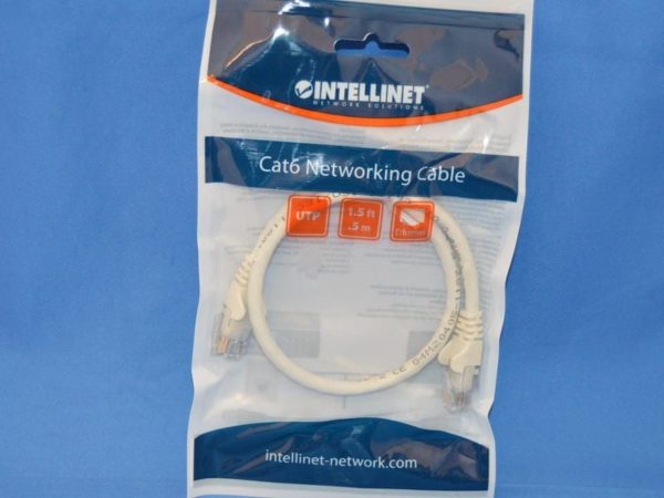 34124 Intellinet CAT6 Patch Cable 15ft 341936
