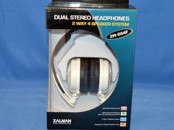32665 Zalman Dual Stereo Headphones ZM DS4F