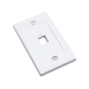 53728 Intellinet Wall Plate 1 Outlet 163286