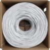 165328 NavePoint Cat6 CCA 1000ft White Solid Bulk Ethernet Cable