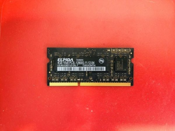 180364 Elpida 4GB DDR3 1600 PC3L 12800 Laptop SODIMM 204 Pin Memory
