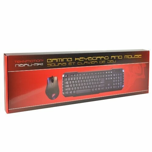 231939 TekNmotion Nibiru MK11 USB Wired Gaming Keyboard Mouse