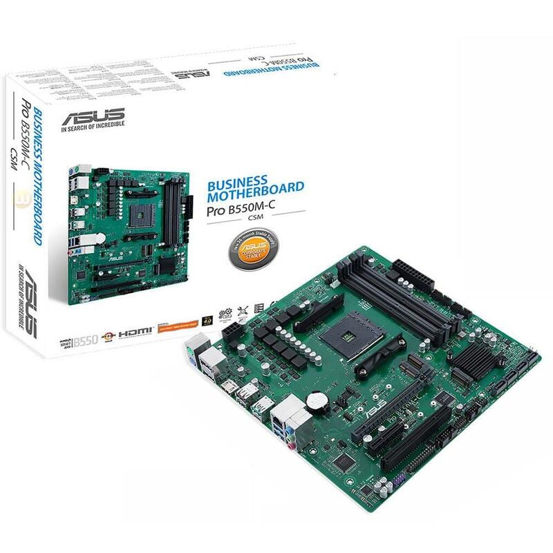 ASUS Pro BM C/CSM AM4 Micro ATX Commercial   Smart Guys Computers