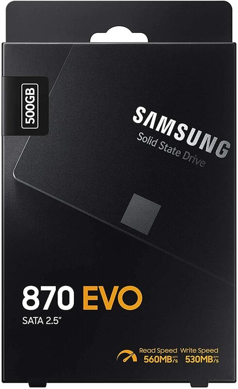 234488 Samsung 870 EVO 500GB SATA 25 Solid State Drive MZ 77E500BAM