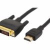 239571 Basics HDMI to DVI Adapter Cable Black 6 Feet