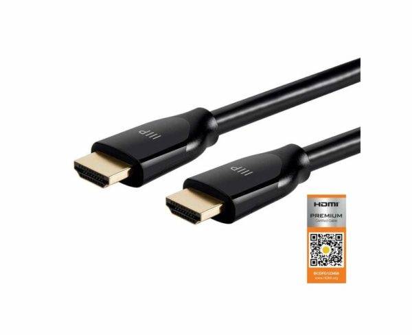 240043 Monoprice Select Series High Speed HDMI Cable 4K60Hz HDR 18Gbps 6ft Black