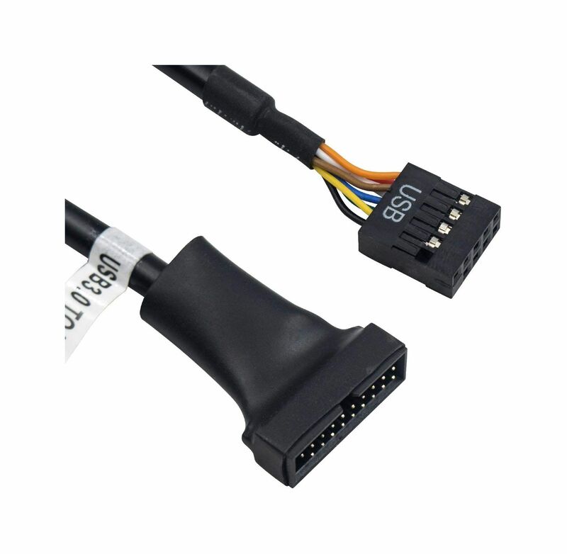 Duttek USB 3.0 Header to USB 2.0 Motherboard Adapter Cable 