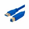 240047 SuperSpeed USB Device Cable A Male B Male 2 m 65 ft Blue