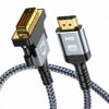 245613 6 HDMI to DVI Cable Bi Directional Nylon Braid Support 1080P Gold Plated