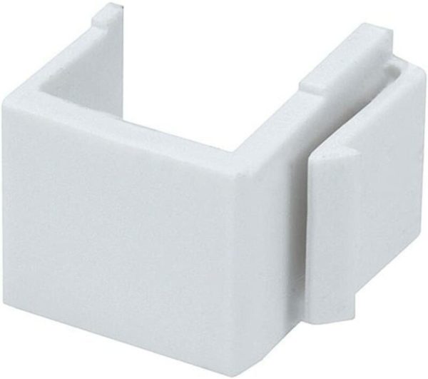 250892 Monoprice Blank Insert For Wall Plate 10 pcspack White