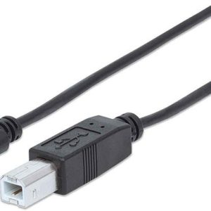 251464 Hi Speed USB C Device Cable C Male B Male 1 m 3 ft Black