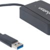 250131 USB 20 to DVI Converter DVI I Display or HDMI or VGA Display w Adapter