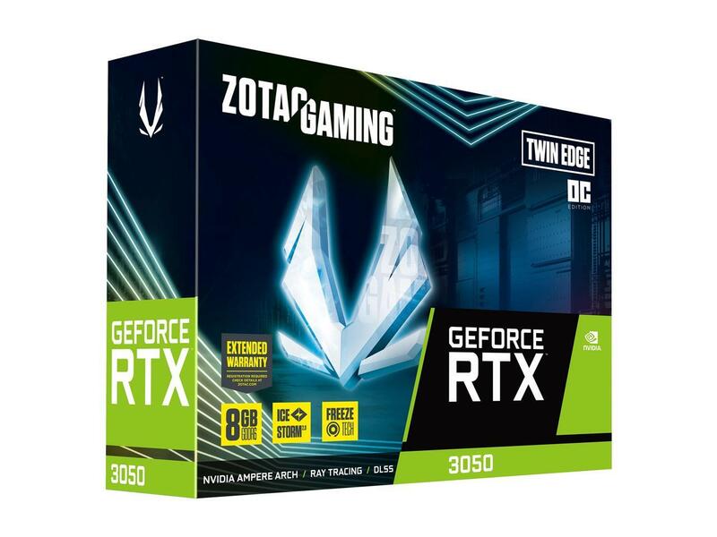 ZOTAC GAMING GeForce RTX 3050 Twin Edge OC ZT-A30500H-10M - Smart