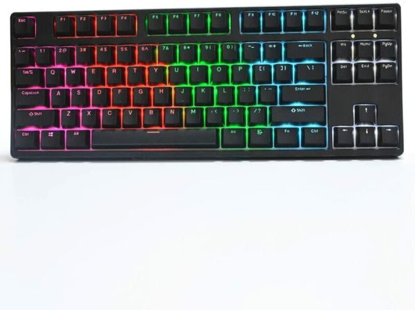 269760 WK87 Mechanical Gaming Keyboard RGB LED Backlit Wired Keyboard