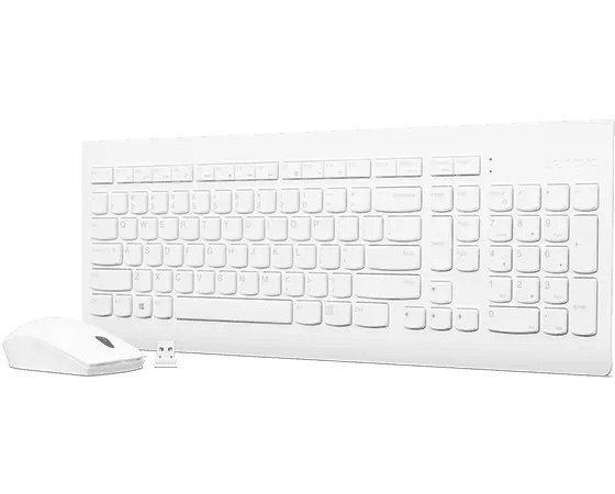 269759 Lenovo 510 Wireless Combo Keyboard Mouse White