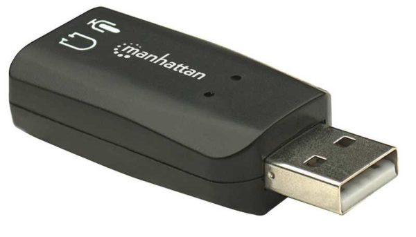 162794 Manhattan Hi Speed USB 3 D Sound Adapter
