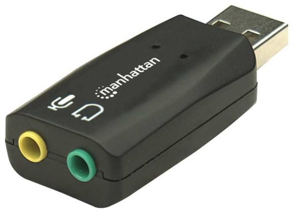 162795 Manhattan Hi Speed USB 3 D Sound Adapter