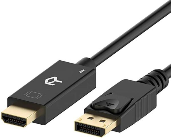 280887 Rankie DisplayPort DP to HDMI Cable 4K Resolution Ready 6 Feet
