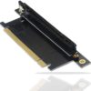 287053 GINTOOYUN Pci E 16x Riser Card 16X Extension Cable 90 Degree