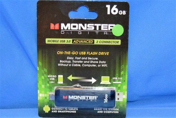 30999 Monster Digital 16GB USB Flash Drive USBOT 0016 A