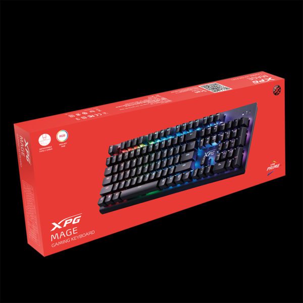 315587 XPG MAGE MECHANICAL RGB GAMING KEYBOARD LINEAR RED SWITCHES