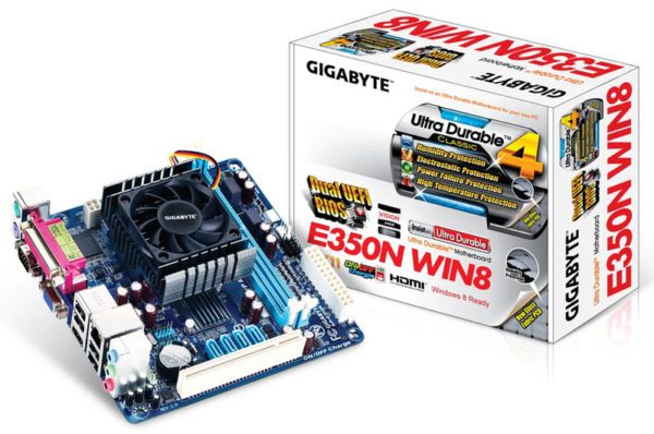 314418 Gigabyte GA E350N Win 8 Motherboard