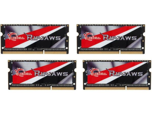 69726 GSkill Ripjaws DDR3 32GB Kit 4 x 8GB F3 1600C9Q 32GRSL